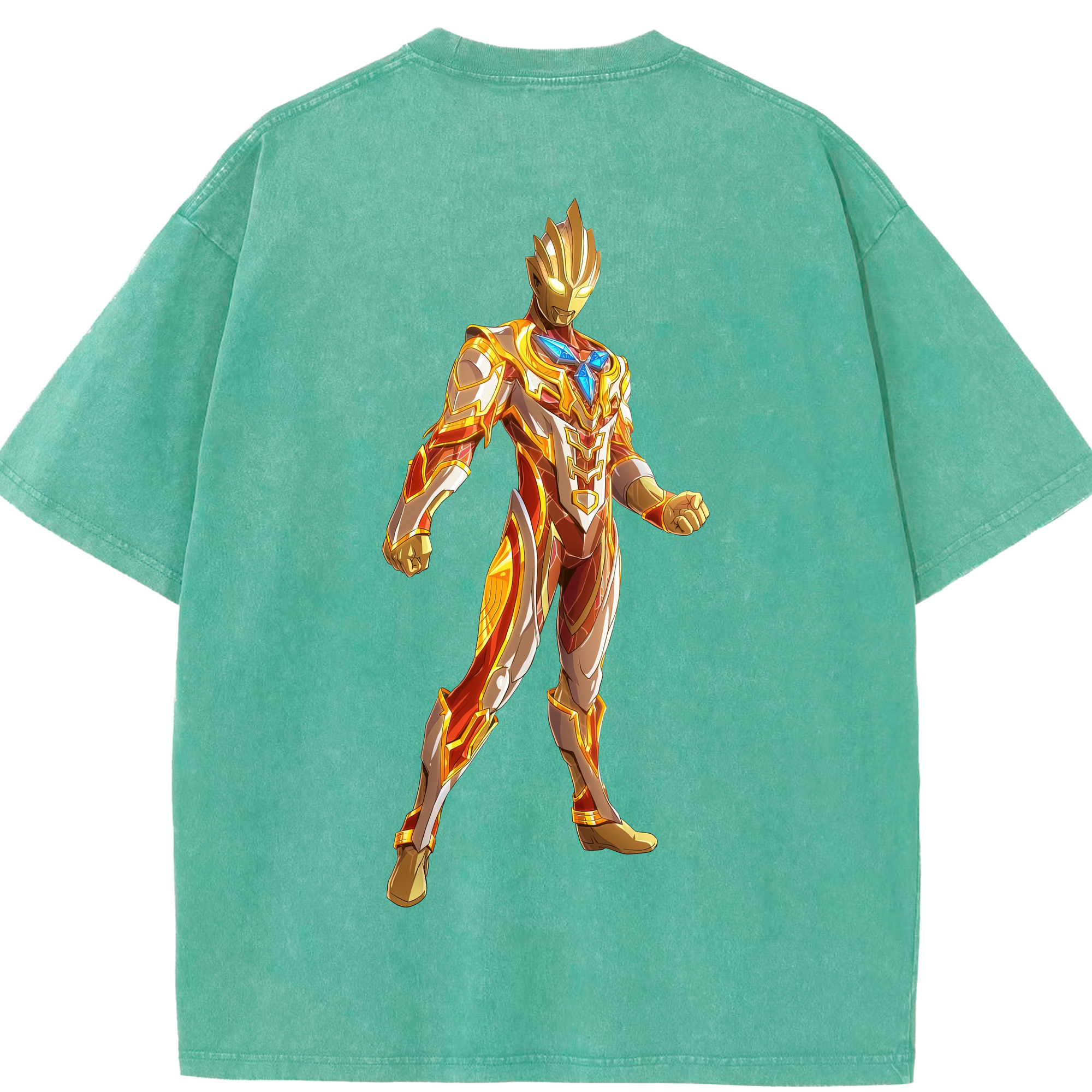 （画像用） ウルトラマン Ultraman 綿100% ヴィンテージ風 半袖Tシャツ（背面プリント）